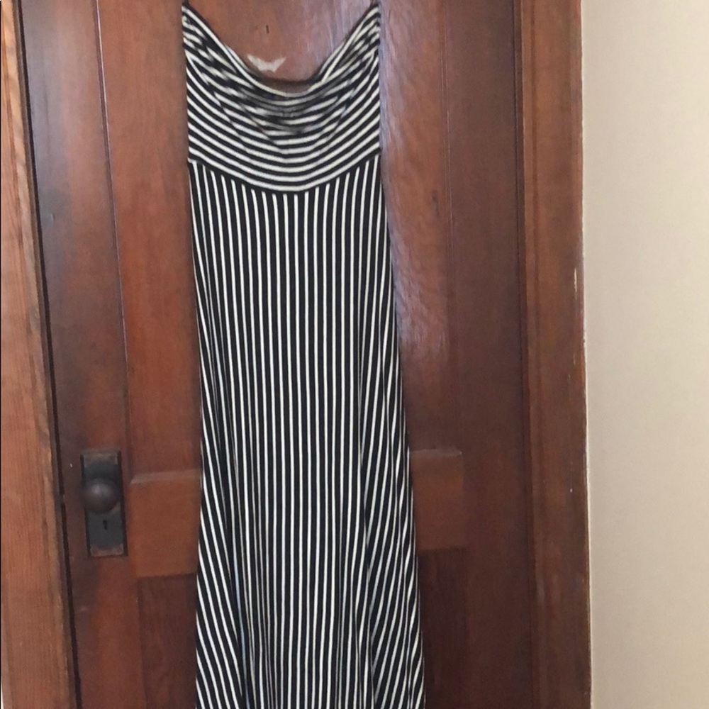 Black tube dress